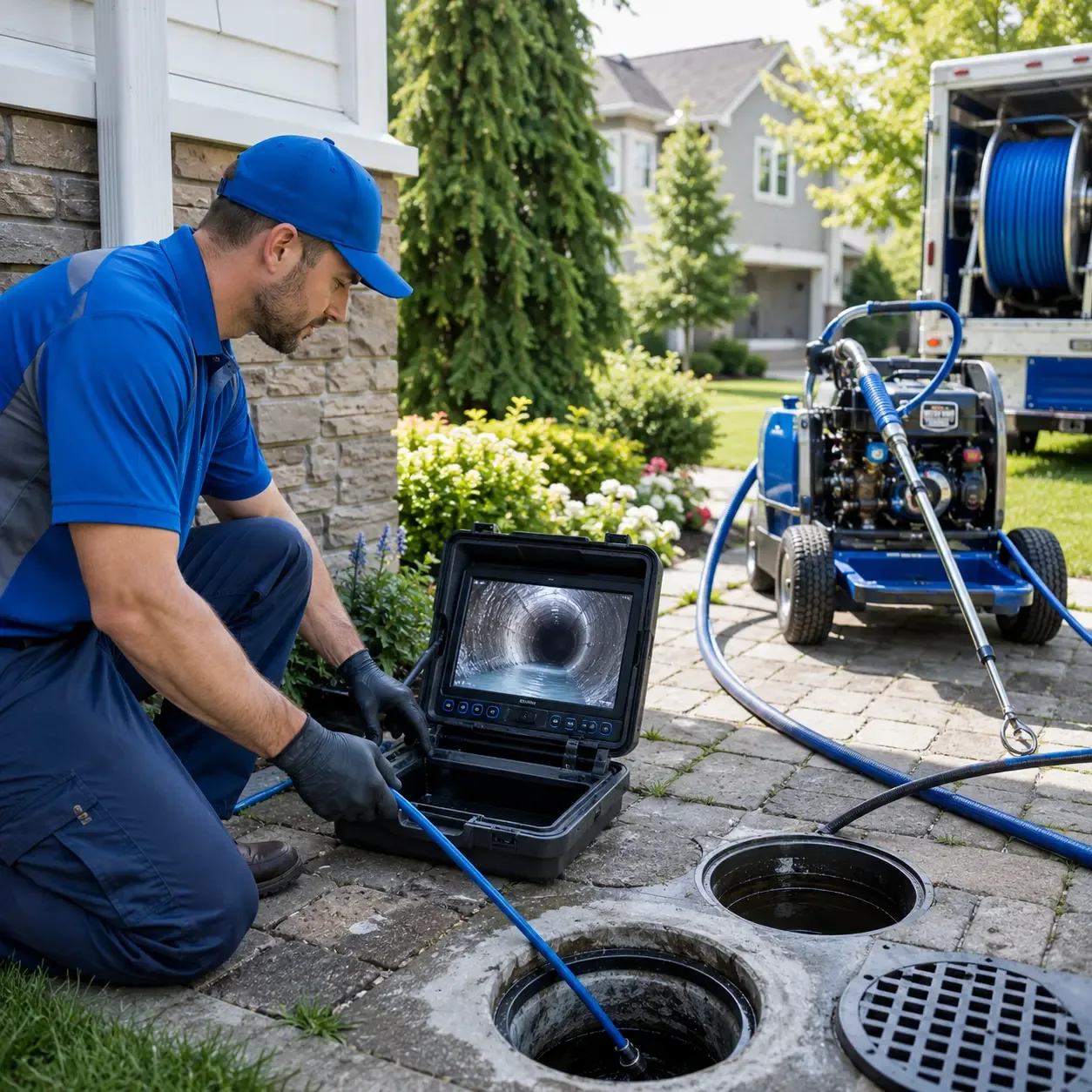 Outdoor drain cleaning professionals serving Hallie, KY